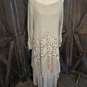 Boho style 2 piece dress size 46. No tags but in new condition, never worn